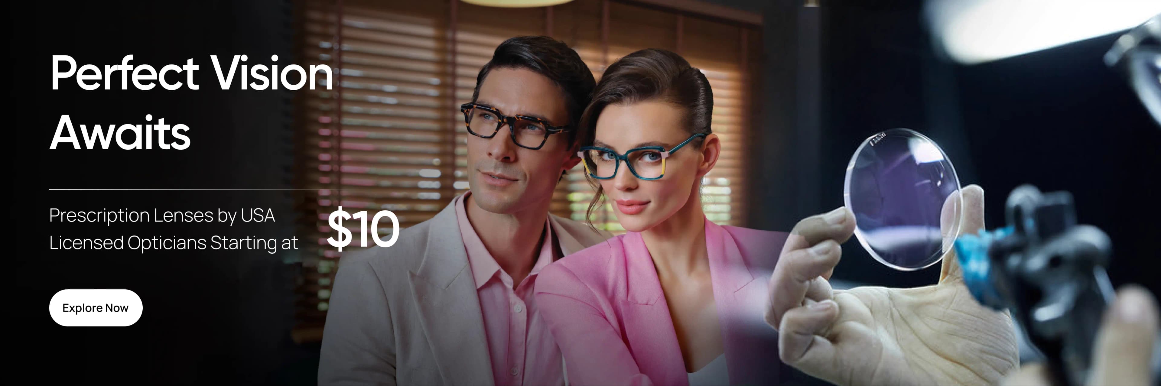 Lens & Luxe eyewear collection showcase