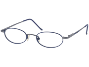 Guess GU 461 &amp;CL BL/GUN Eyeglasses Blue 49mm Unisex