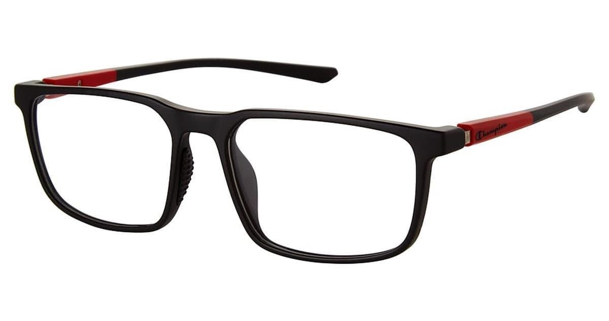 Champion REVEL200 C01 Eyeglasses Matte Black Red 51mm Men