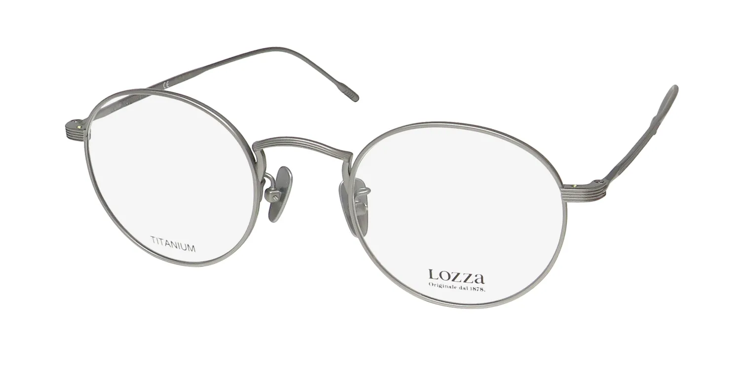 Lozza Vl2298 0580 Eyeglasses Silver 48mm