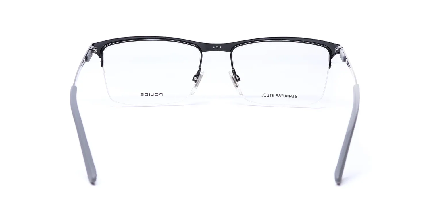 Police Vpl564n Crossover 3 0530 Eyeglasses Grey 54mm 5