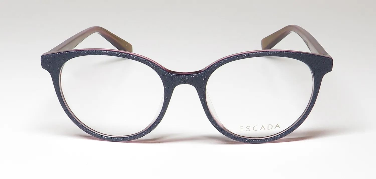 Escada Vesa03 01cu Eyeglasses Blue Violet 51mm 3