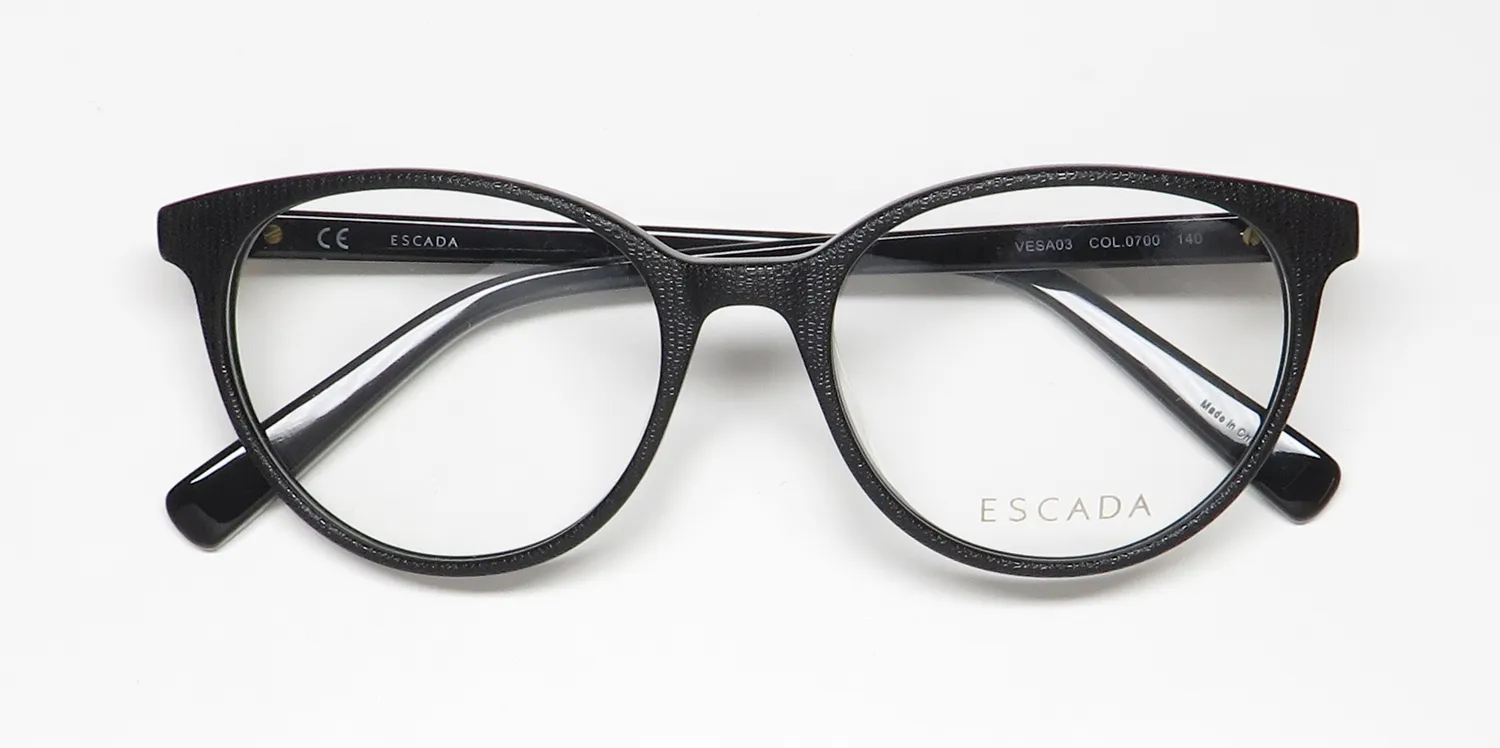 Escada Vesa03 0700 Eyeglasses Black 51mm 2