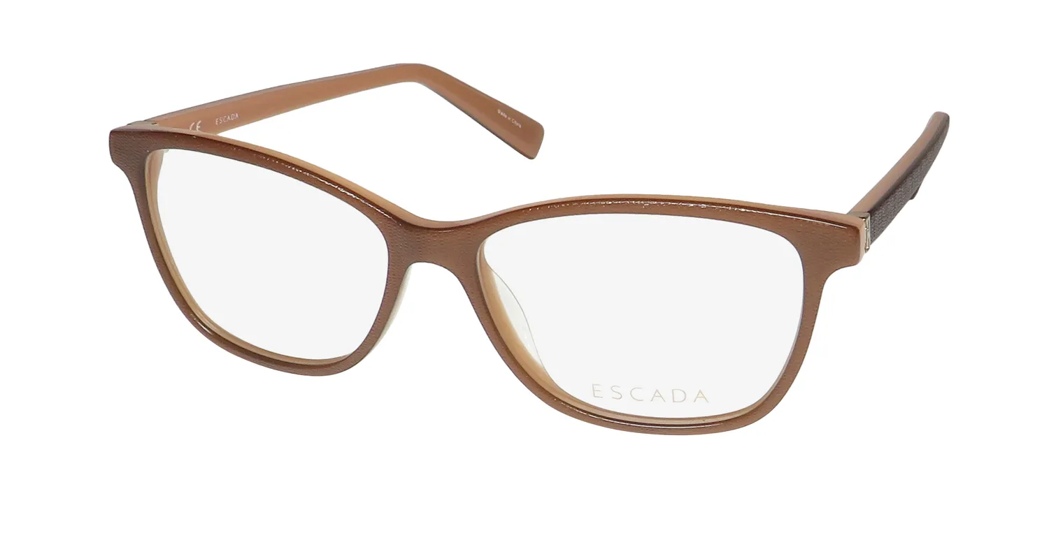 Escada Vesa04 09d2 Eyeglasses Brown 53mm