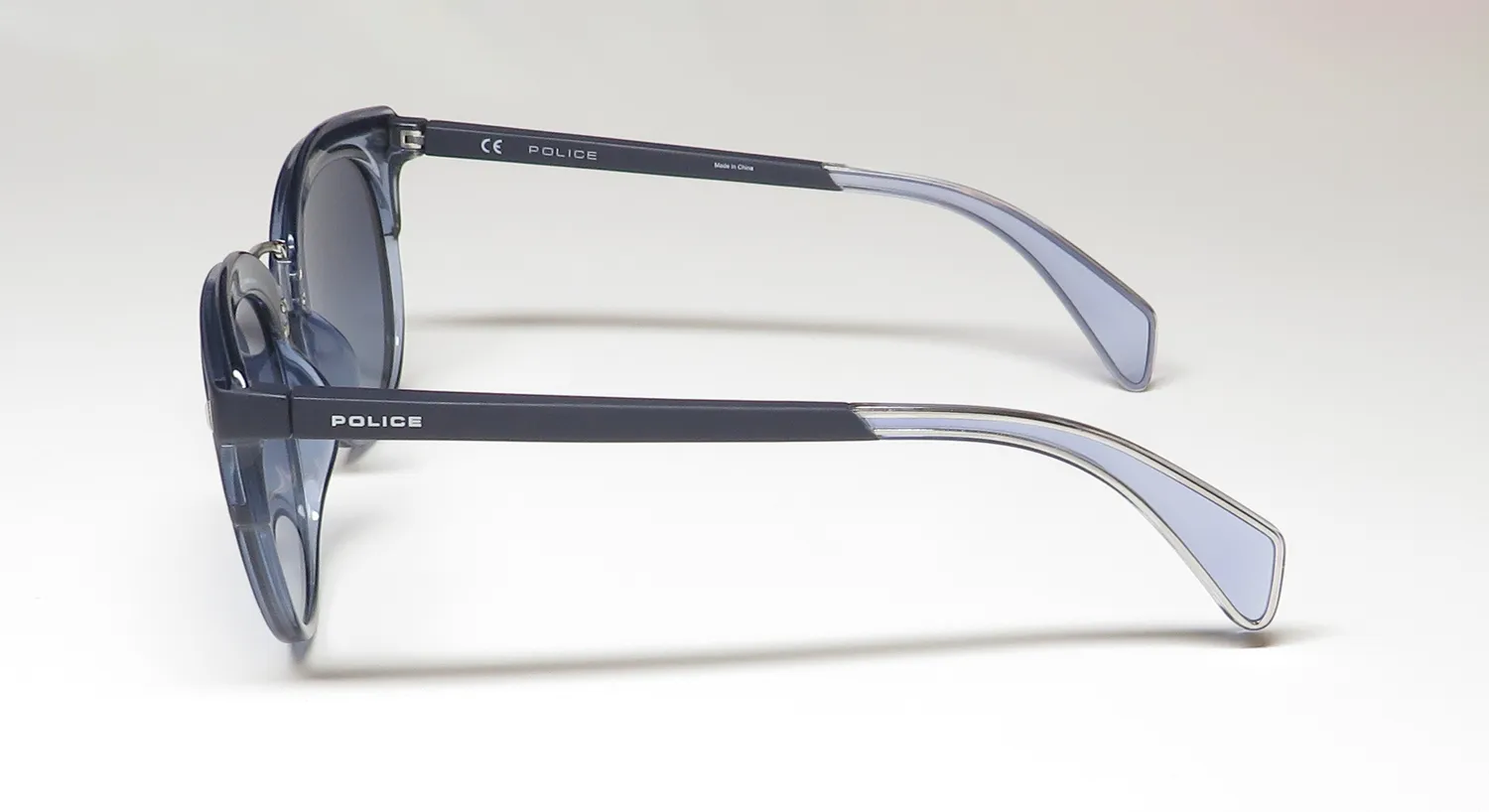 Police Spl642 0n05 Sunglasses Azure Dark Blue 52mm 4