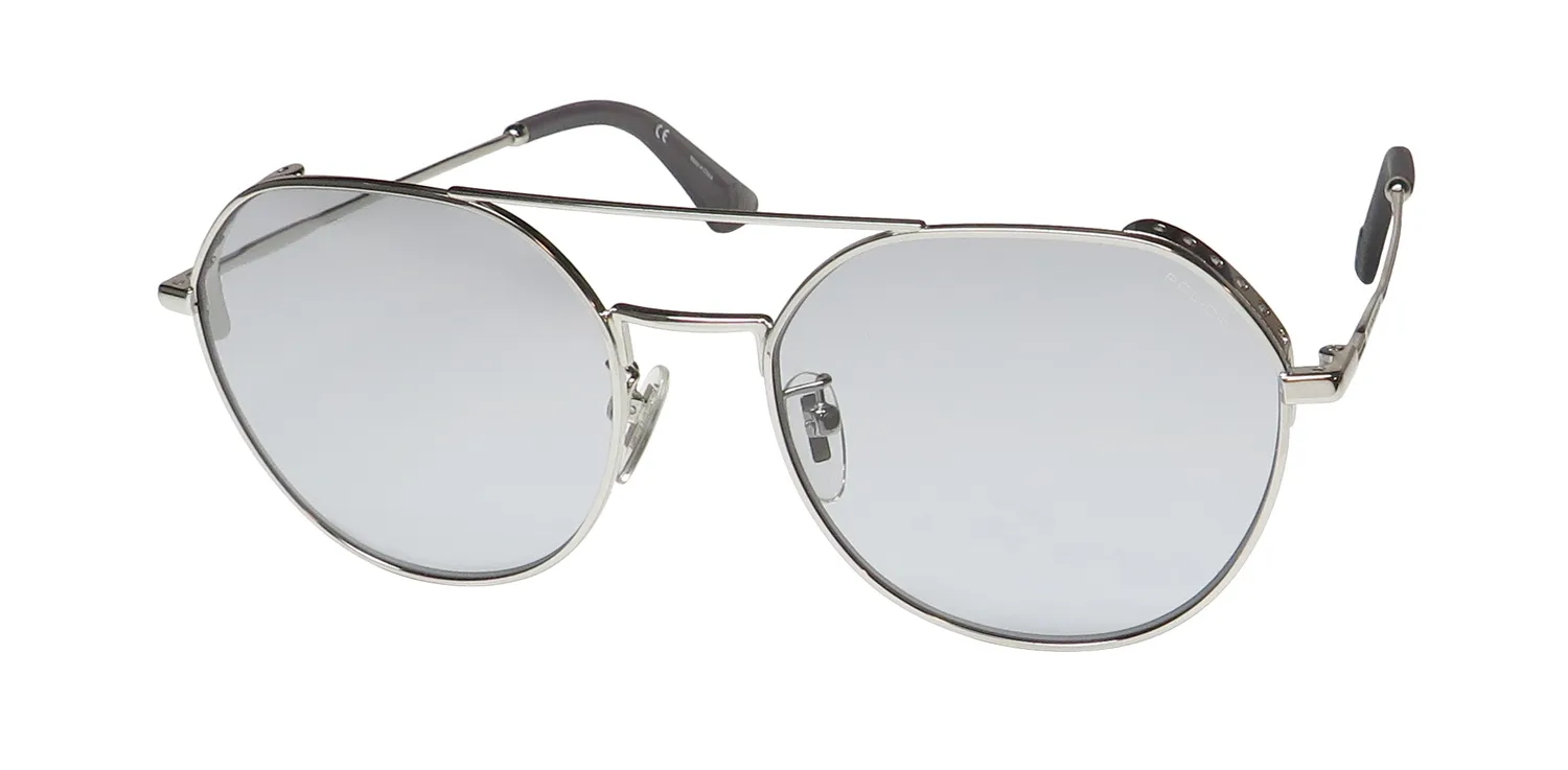 Police Spl636n 579x Sunglasses Silver 55mm