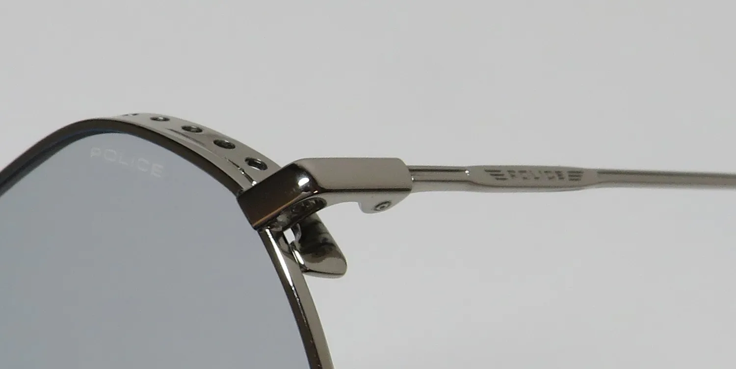 Police Spl636n 579x Sunglasses Silver 55mm 6