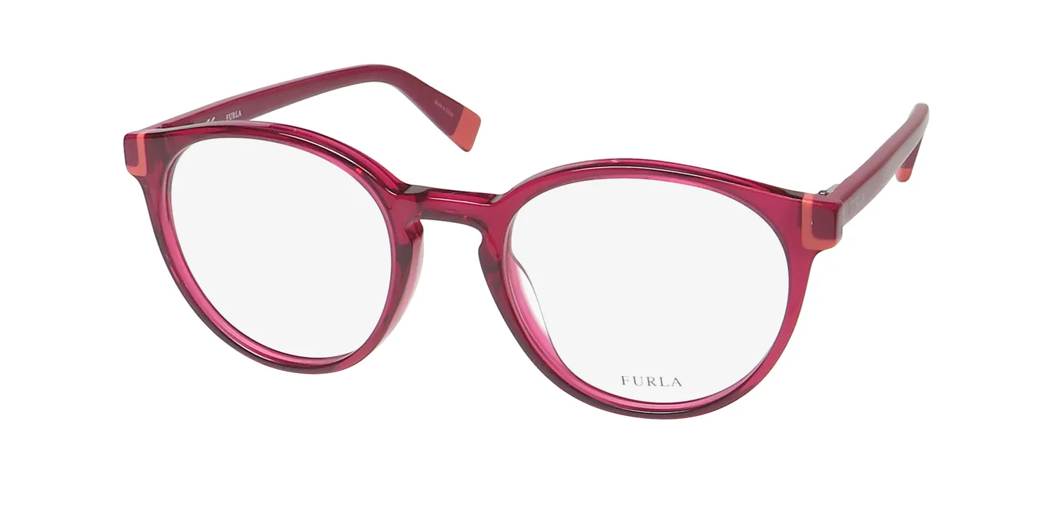 Furla Vfu194 01bv Eyeglasses Red 49mm