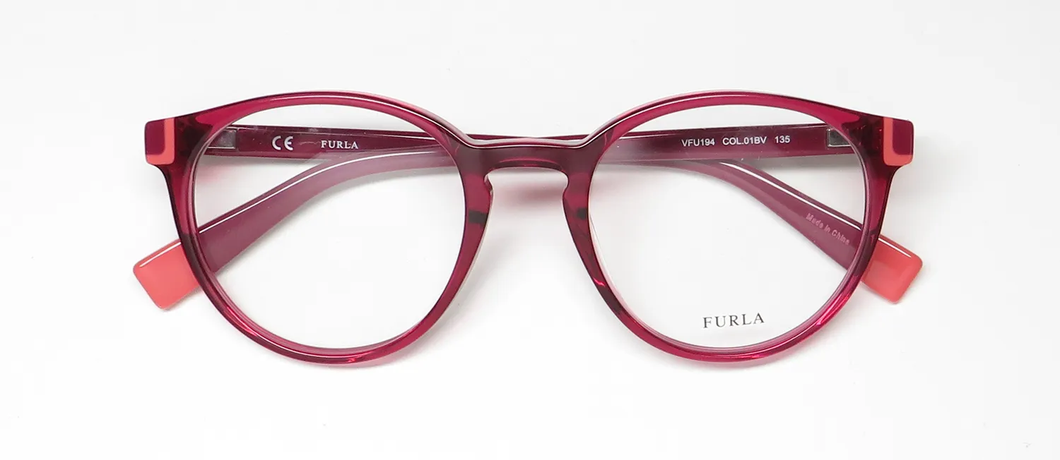Furla Vfu194 01bv Eyeglasses Red 49mm 2