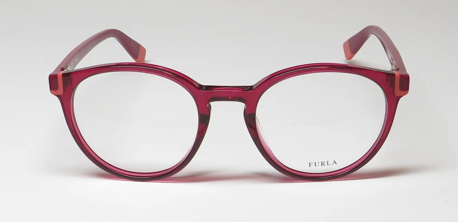Furla Vfu194 01bv Eyeglasses Red 49mm 3