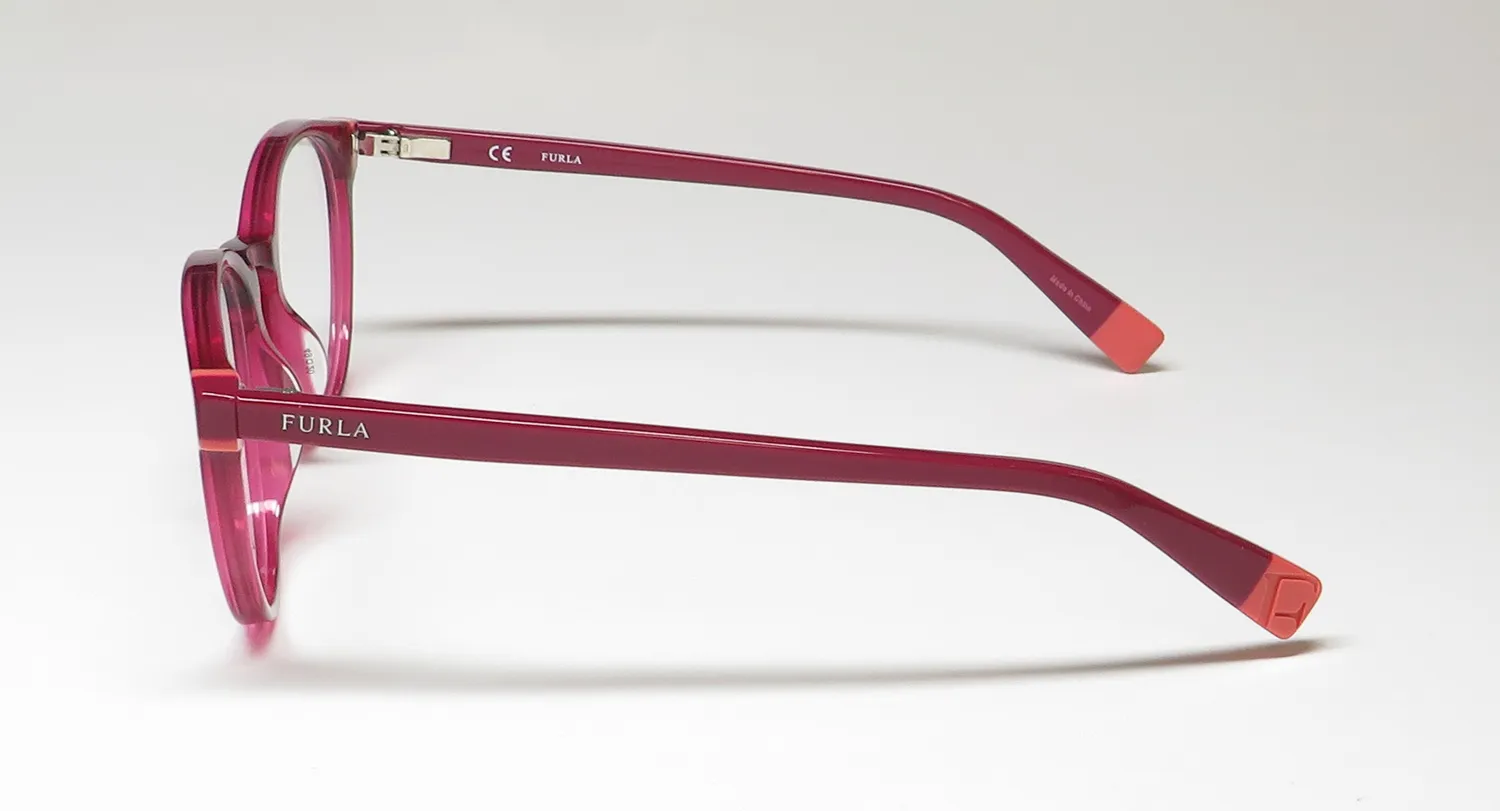Furla Vfu194 01bv Eyeglasses Red 49mm 4