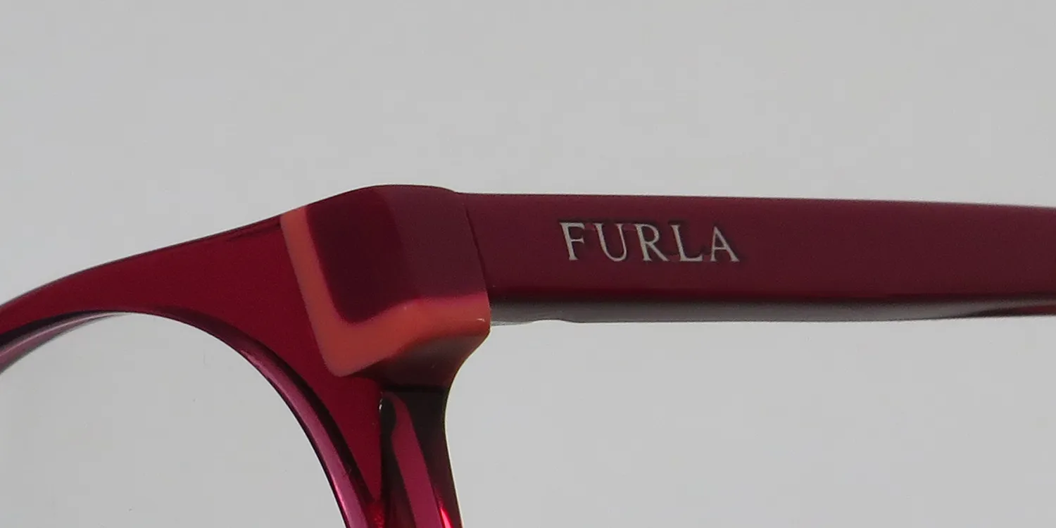 Furla Vfu194 01bv Eyeglasses Red 49mm 6