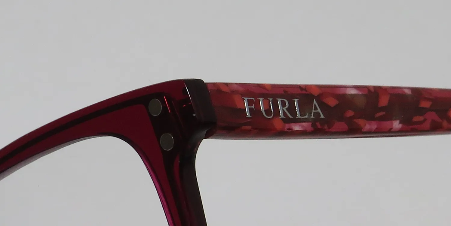 Furla Vfu198 0afd Eyeglasses Tranparent Raspberry 54mm 6