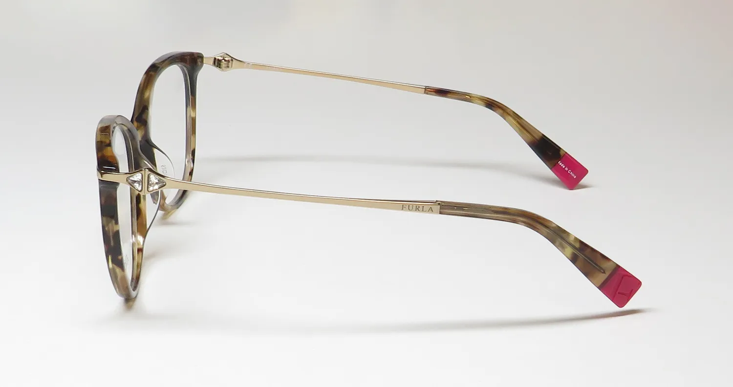 Furla Vfu186s 07d7 Eyeglasses Tortoise 53mm 4