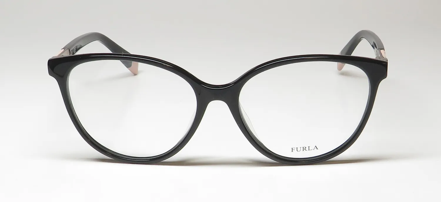 Furla Vfu189 0700 Eyeglasses Black 54mm 3