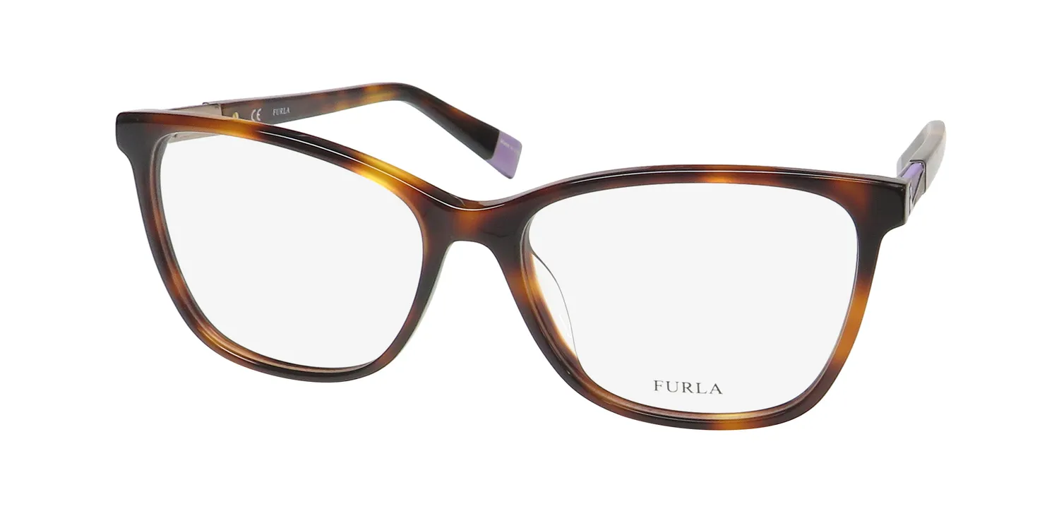 Furla Vfu190 0752 Eyeglasses Tortoise 54mm