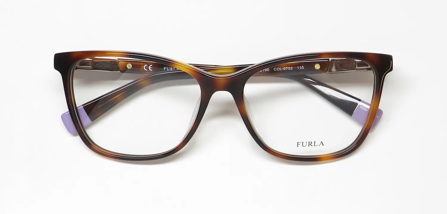 Furla Vfu190 0752 Eyeglasses Tortoise 54mm 2
