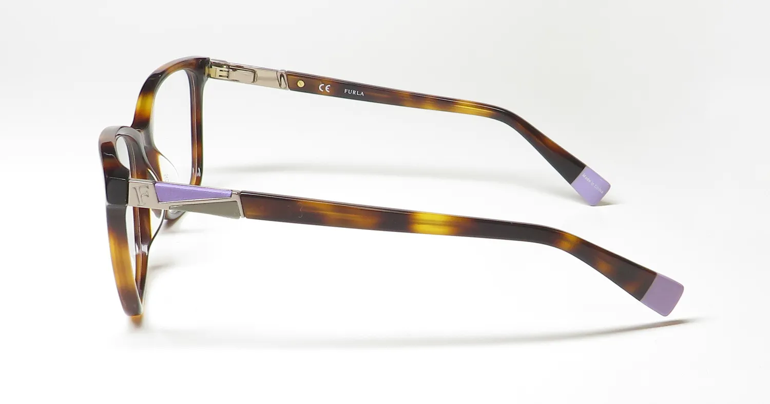 Furla Vfu190 0752 Eyeglasses Tortoise 54mm 4