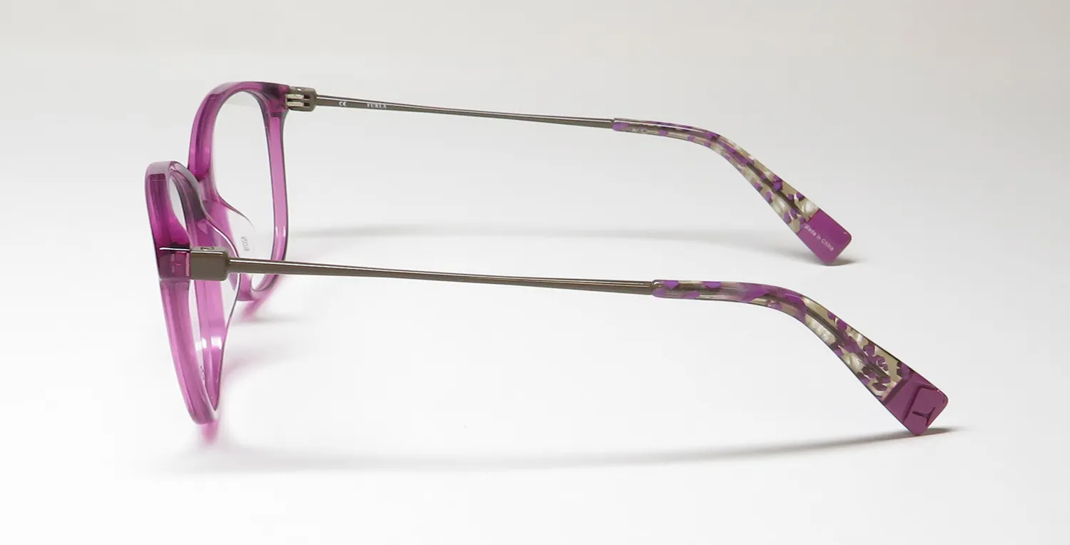 Furla Vfu201 01f5 Eyeglasses Purple 52mm 4