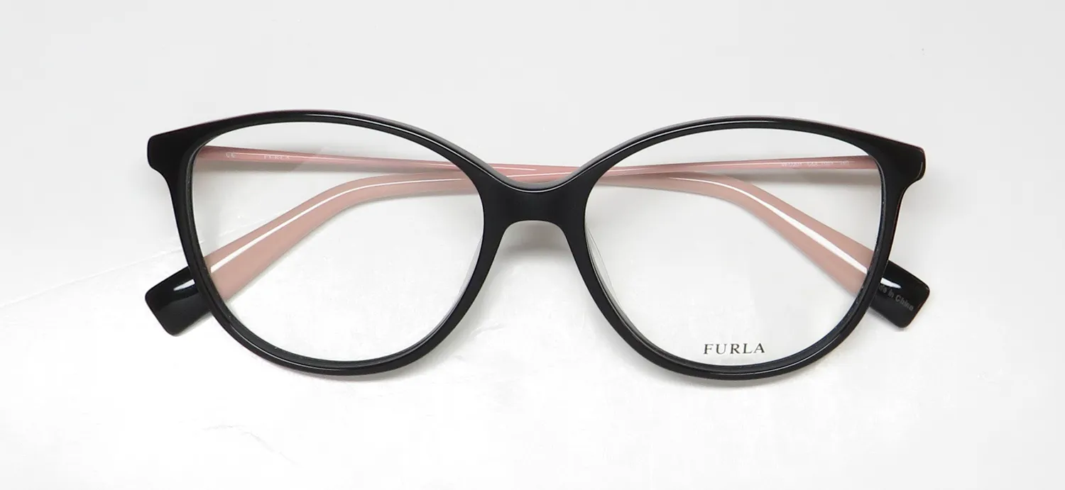 Furla Vfu201 700y Eyeglasses Black 52mm 2