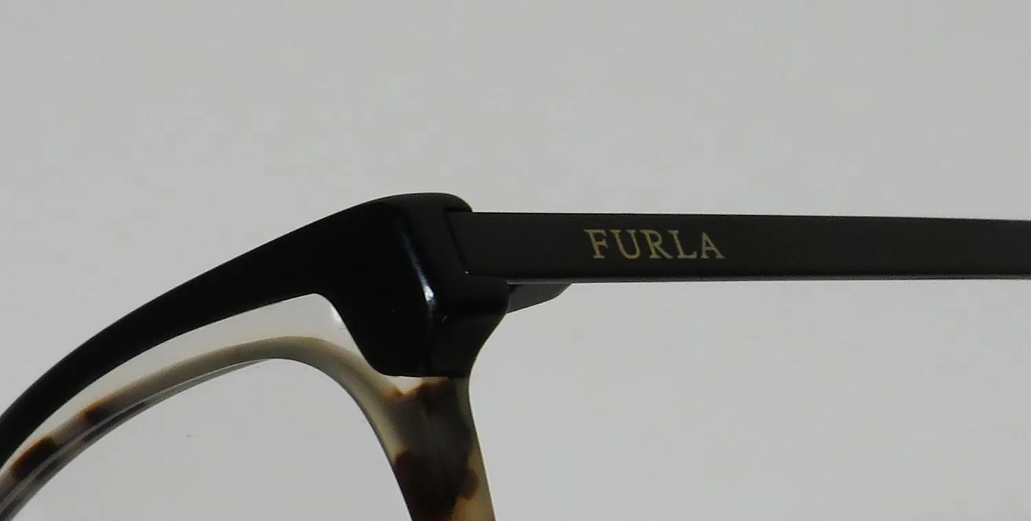 Furla Vfu192 06fl Eyeglasses Black 54mm 6