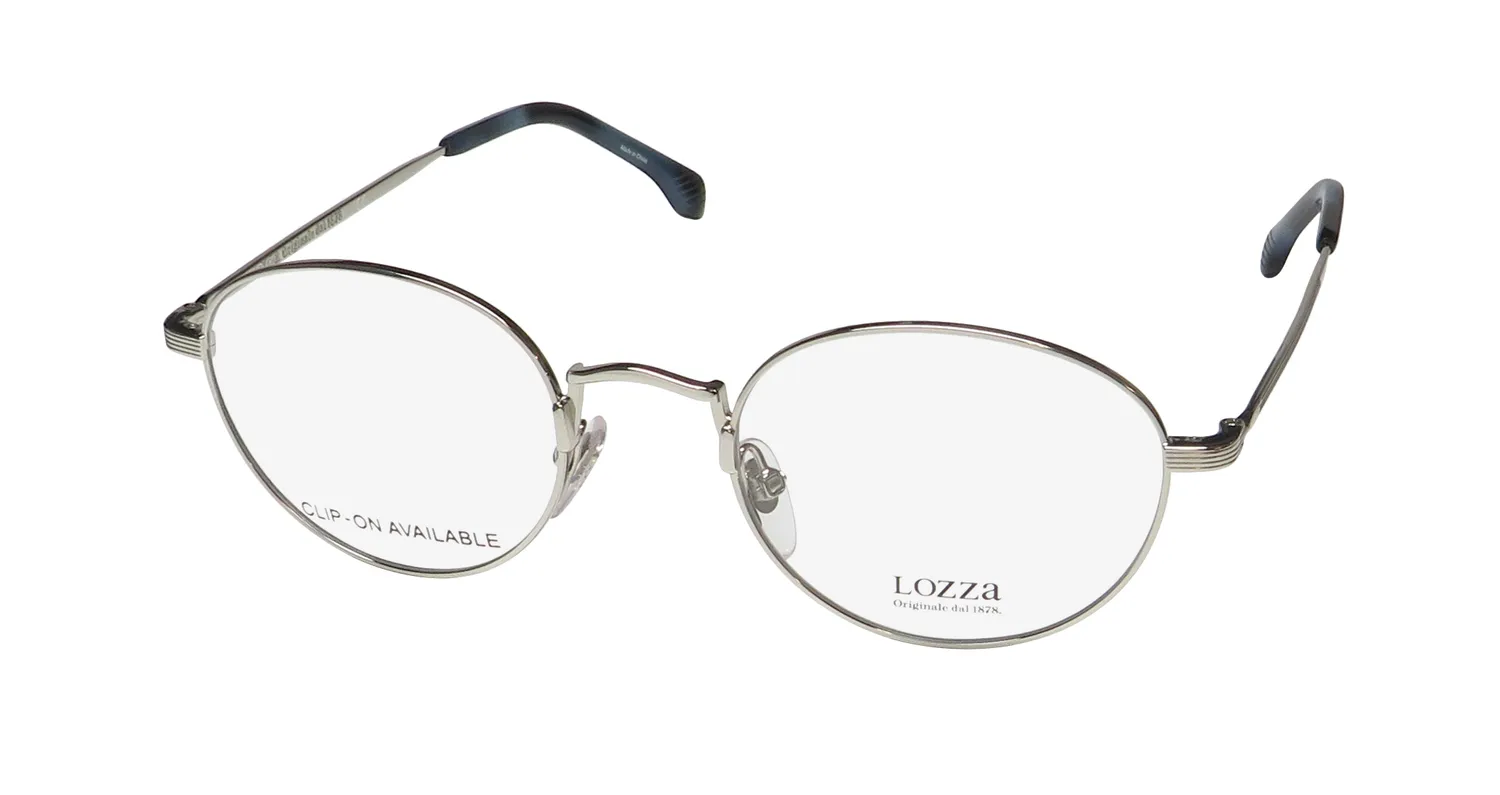 Lozza Vl2309 0579 Eyeglasses Silver 48mm