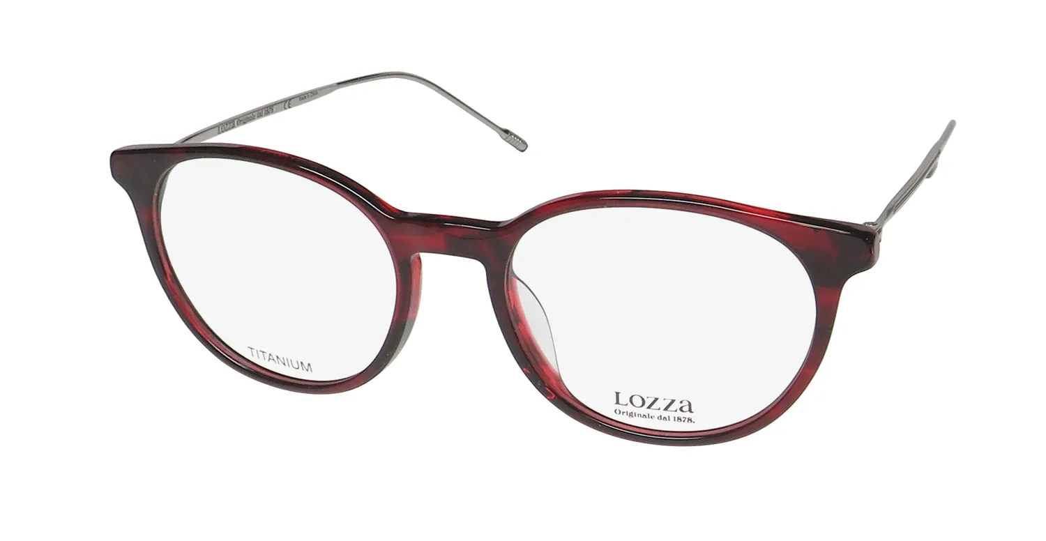 Lozza Vl4173 06bx Eyeglasses Burgundy 50mm