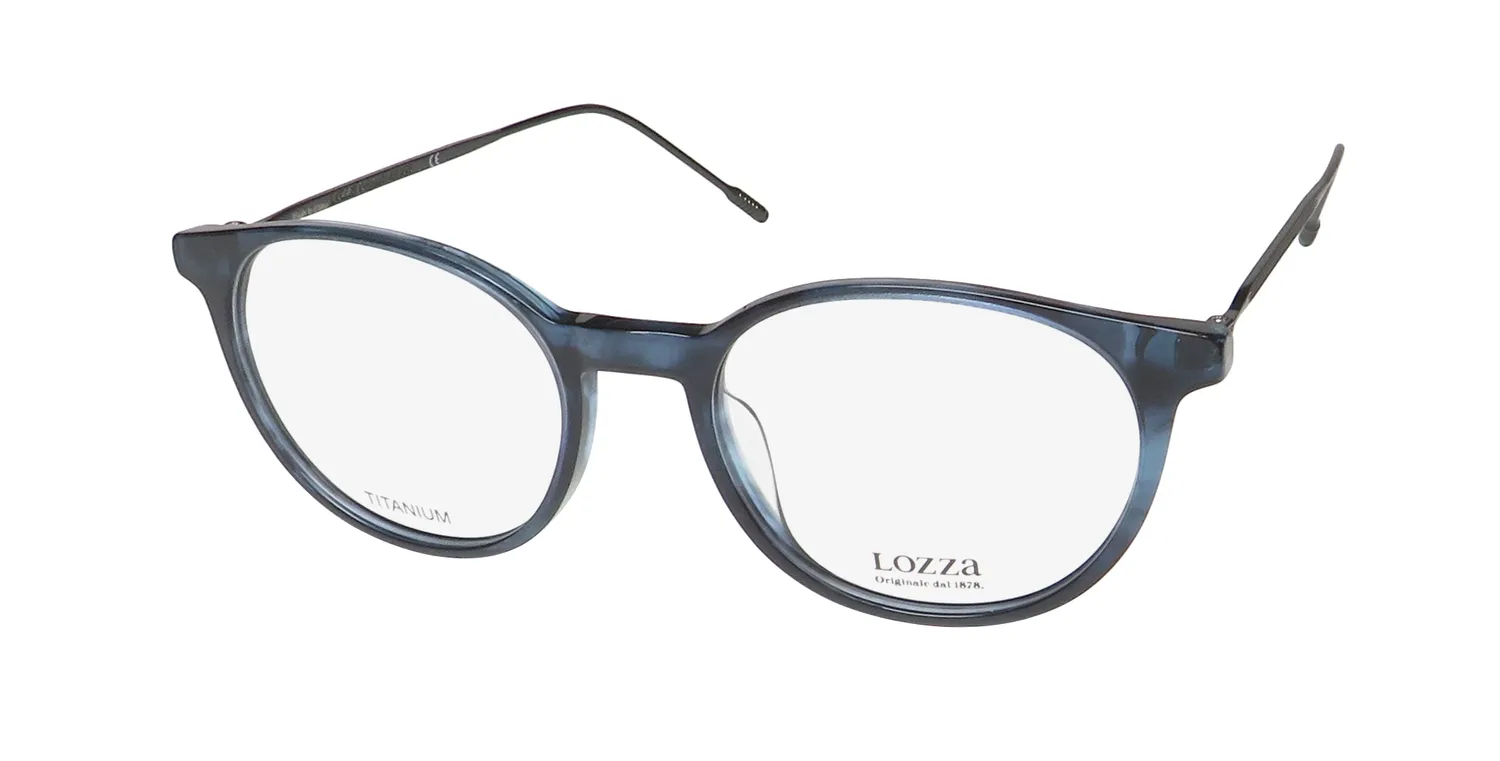 Lozza Vl4173 06wr Eyeglasses Blue 50mm