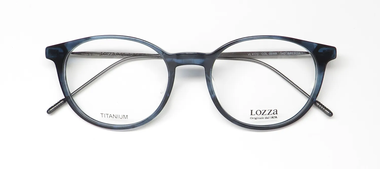 Lozza Vl4173 06wr Eyeglasses Blue 50mm 2