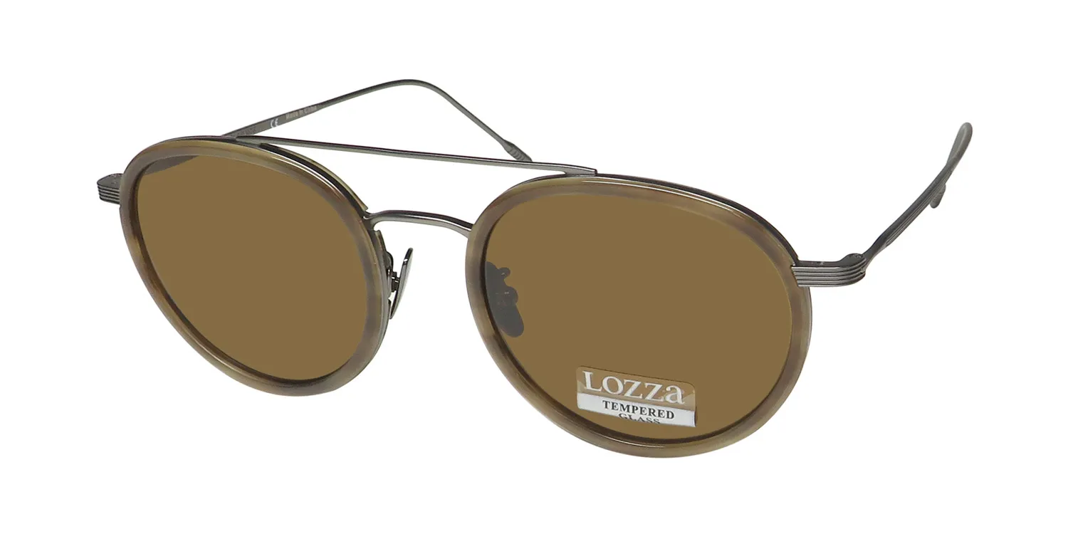 Lozza Sl2310 0627 Sunglasses Gunmetal 53mm