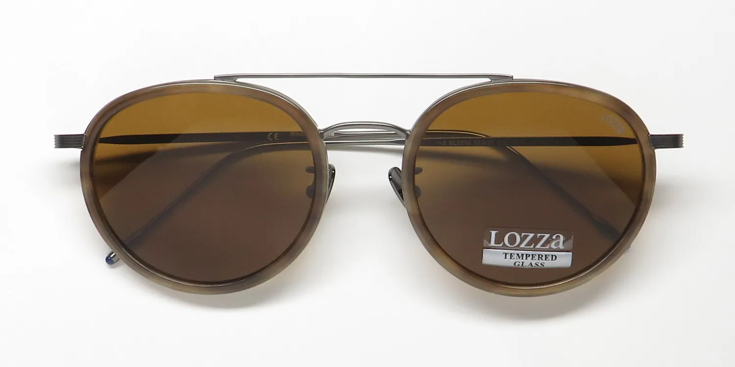 Lozza Sl2310 0627 Sunglasses Gunmetal 53mm 2