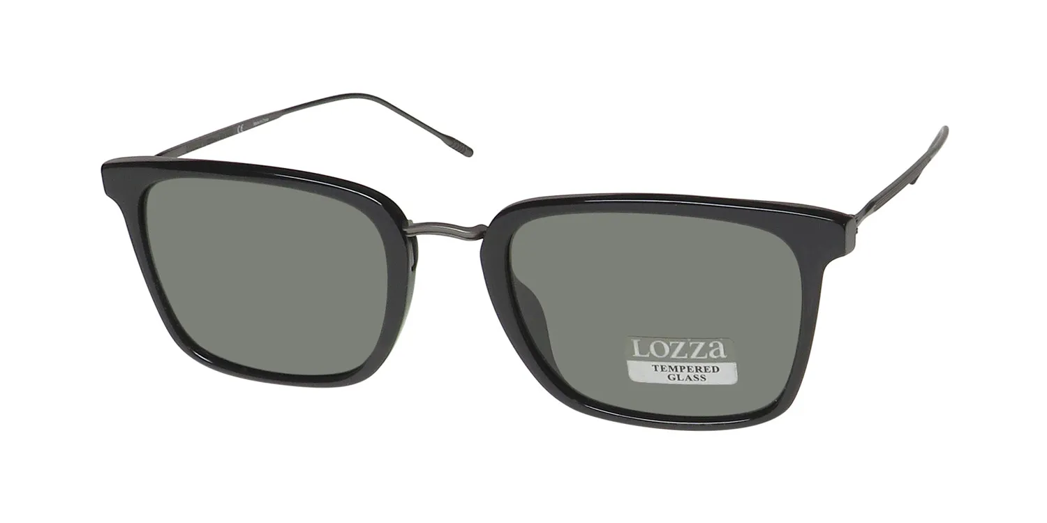 Lozza Sl4180 0blk Sunglasses Black 54mm