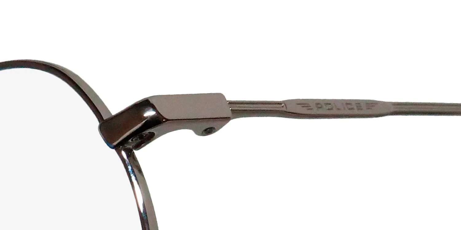 Police Vpl728 Highway 8 0579 Eyeglasses Shiny Palladium 51mm 6