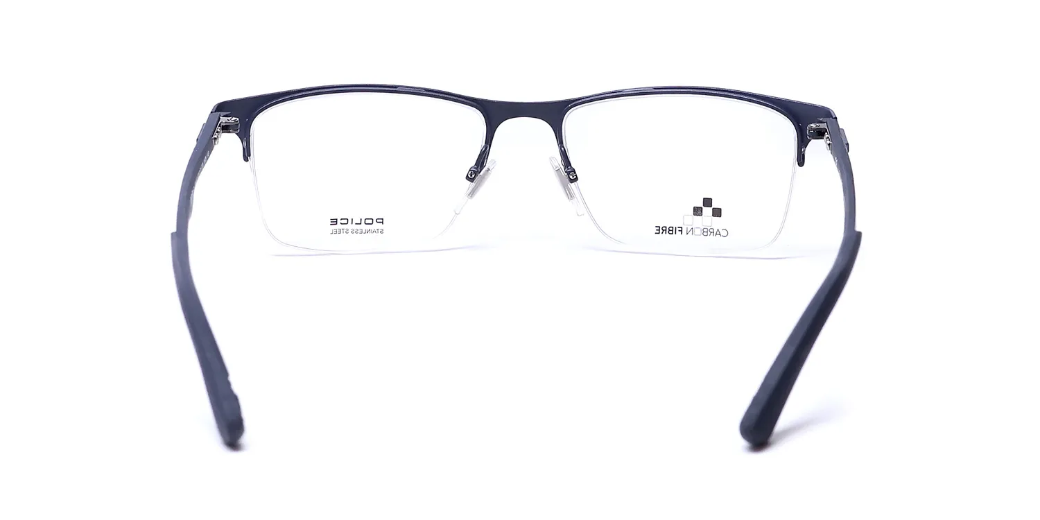 Police Vpl693 Carbonfly 2 0475 Eyeglasses Blue 52mm 5