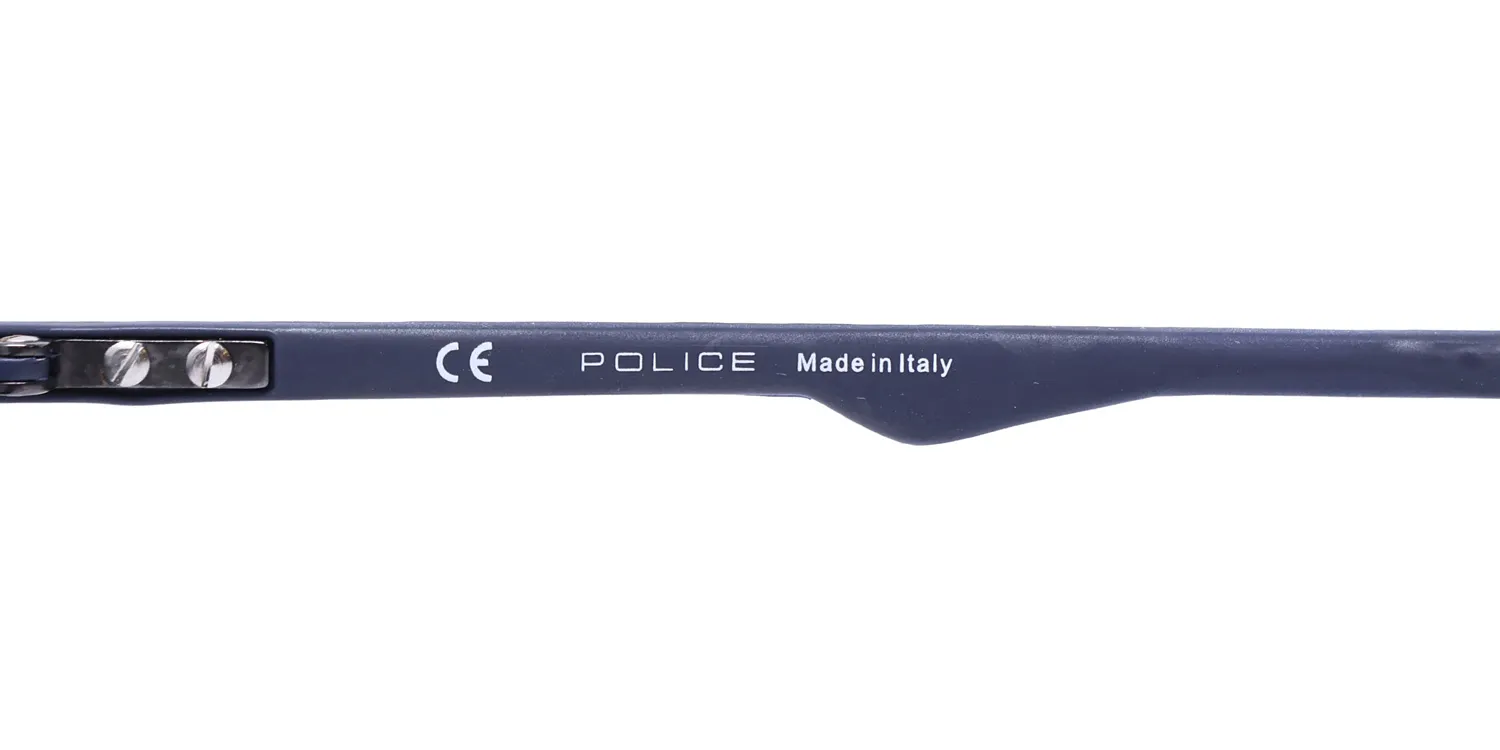 Police Vpl693 Carbonfly 2 0475 Eyeglasses Blue 52mm 7