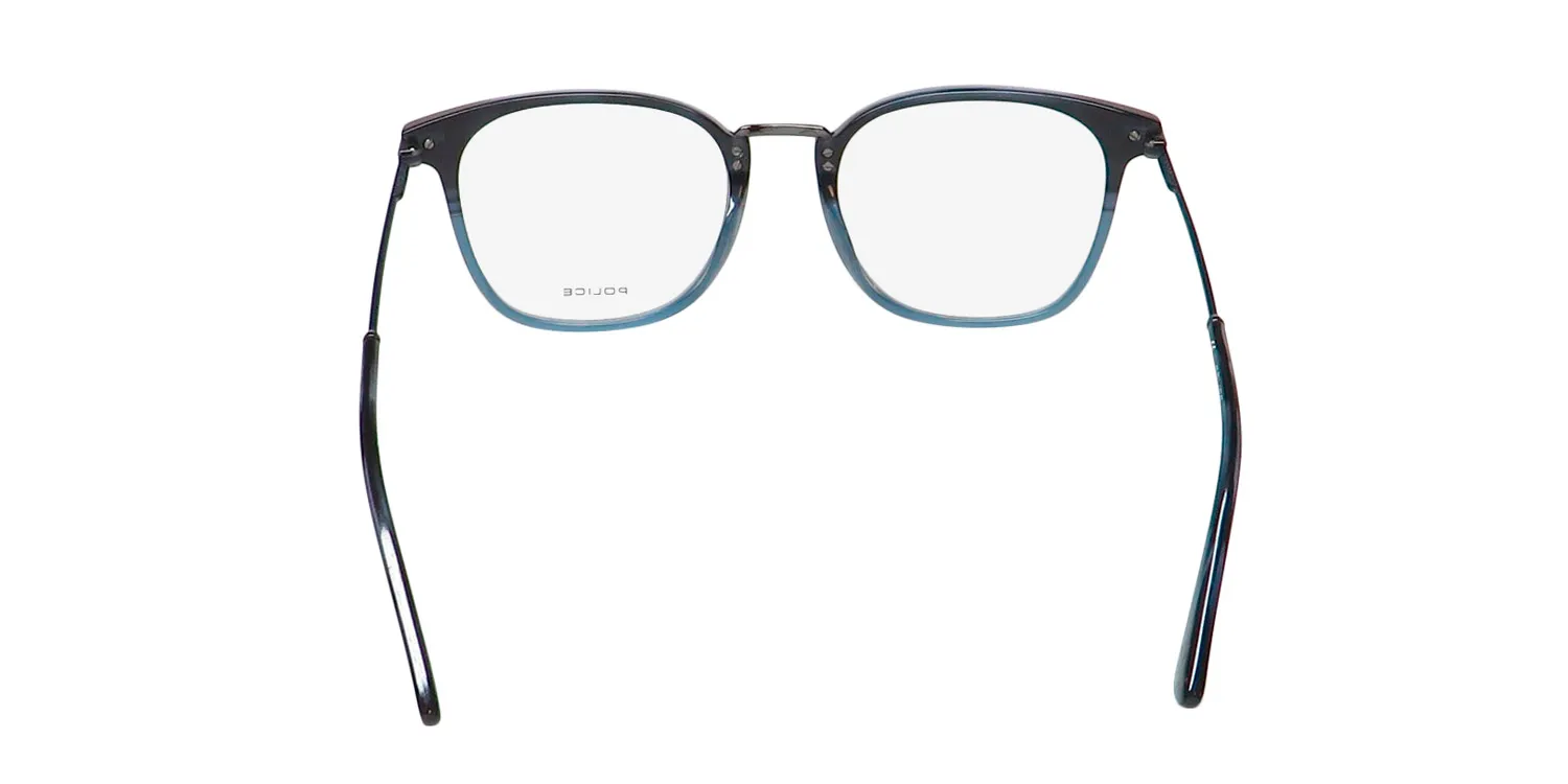 Police Vpl686 Clint 3 09qw Eyeglasses Blue 51mm 5