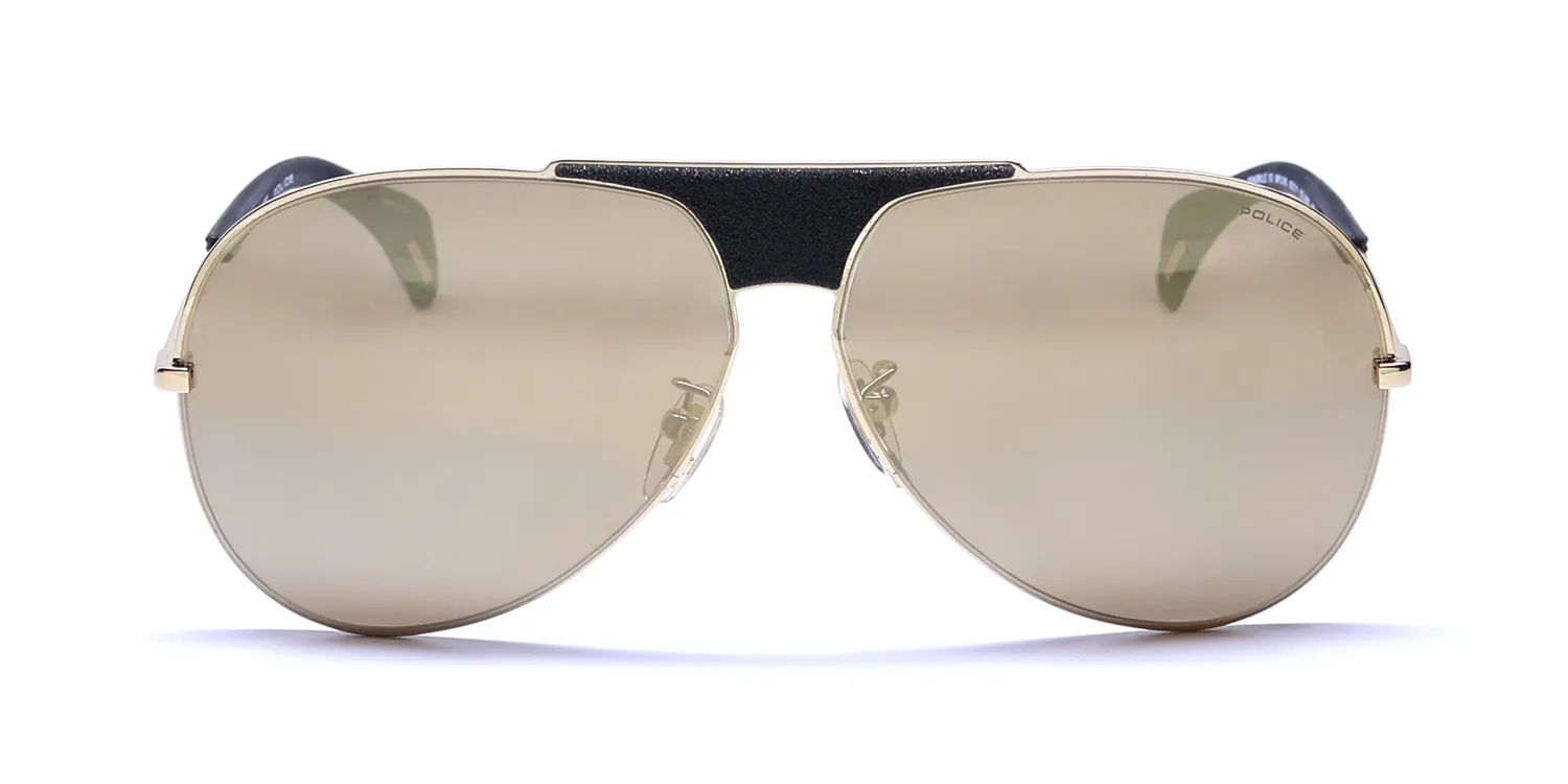 Police Spl740 Sparkle 10 300g Sunglasses Shiny Rose Gold 62mm Unisex 3