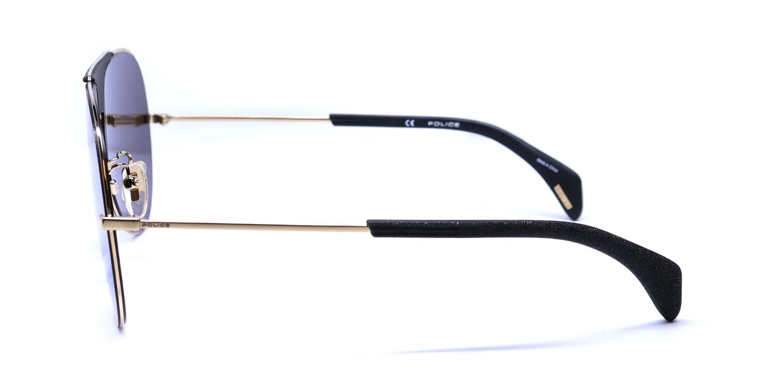 Police Spl740 Sparkle 10 300g Sunglasses Shiny Rose Gold 62mm Unisex 4