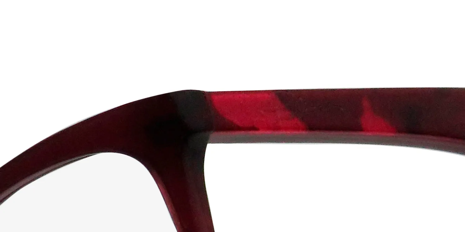 Police Vpl760 Savage 11 07dw Eyeglasses Burgundy 52mm 6