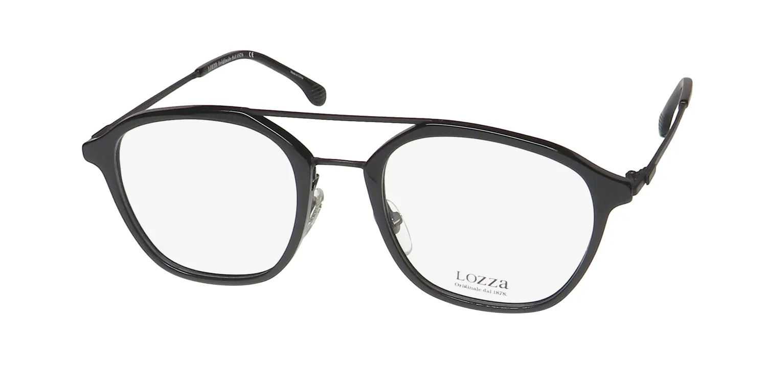 Lozza Vl4182 0700 Eyeglasses Black 50mm
