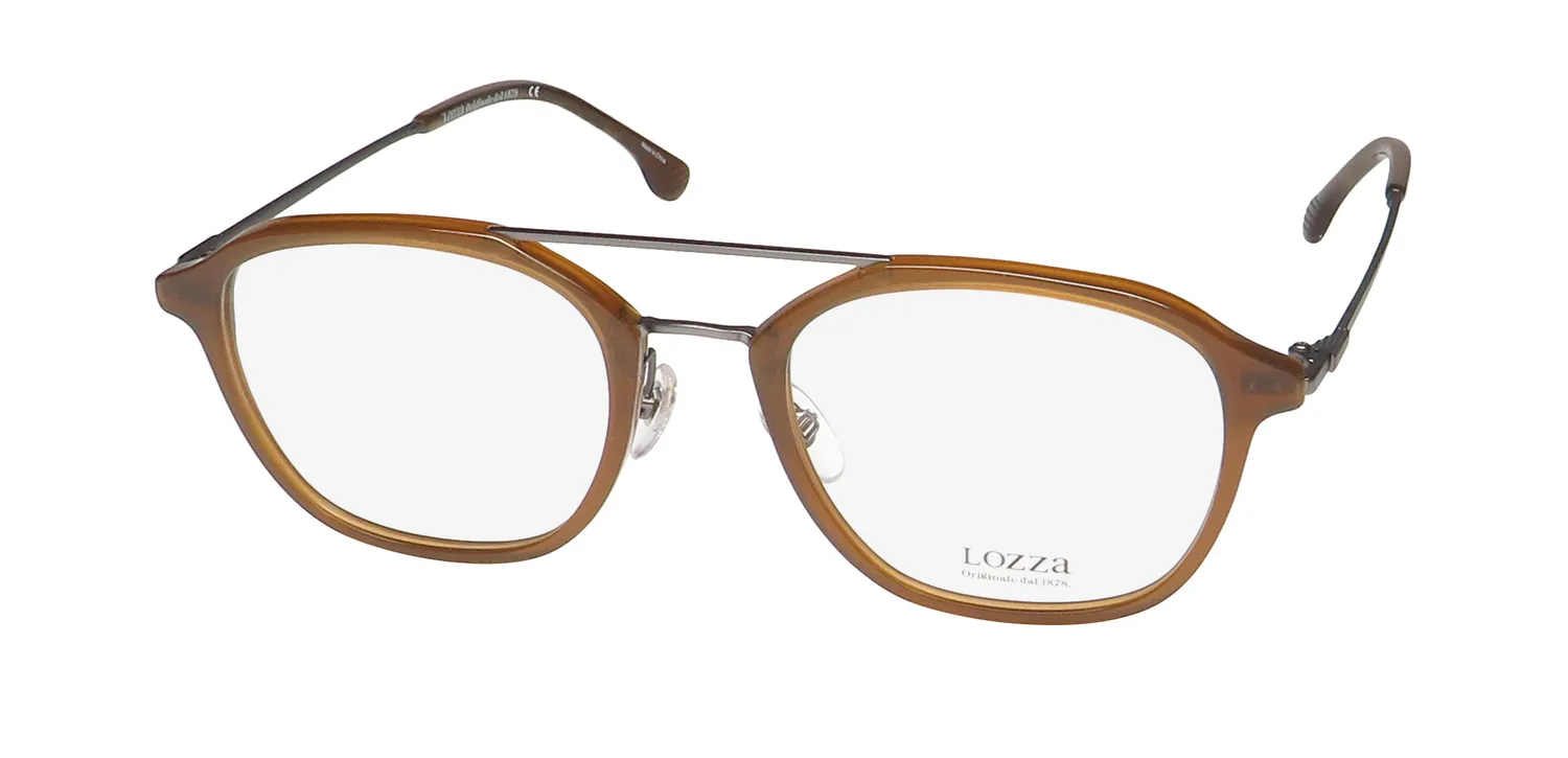 Lozza Vl4182 0t65 Eyeglasses Brown 50mm