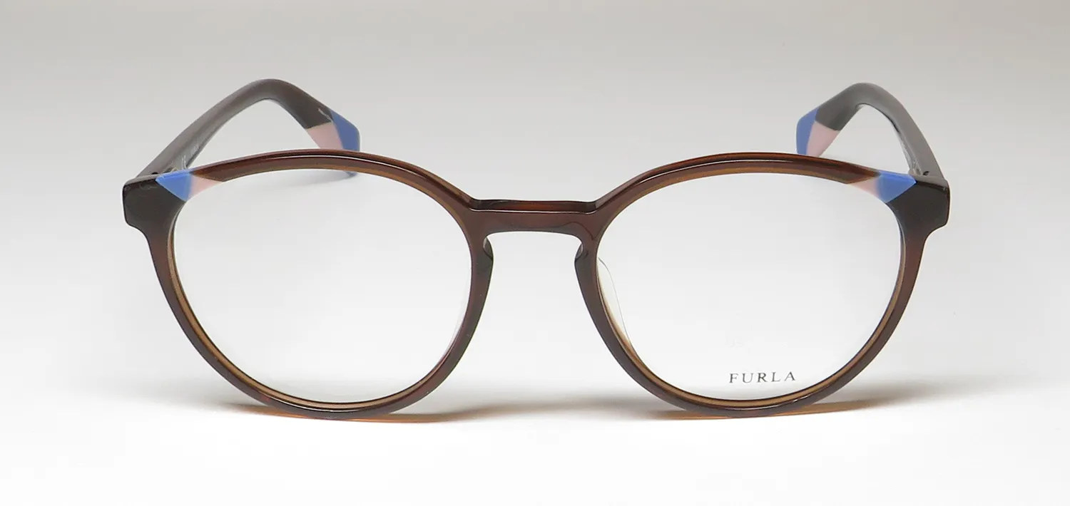 Furla Vfu251 0958 Eyeglasses Brown 49mm 3