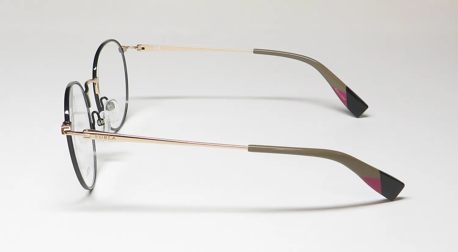 Furla Vfu252 0301 Eyeglasses Black 50mm 4