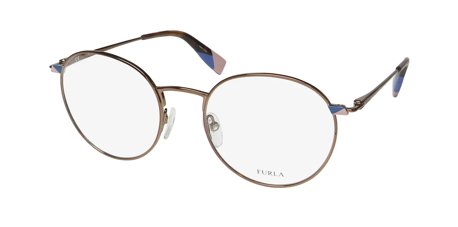 Furla Vfu252 0r80 Eyeglasses Brown 50mm