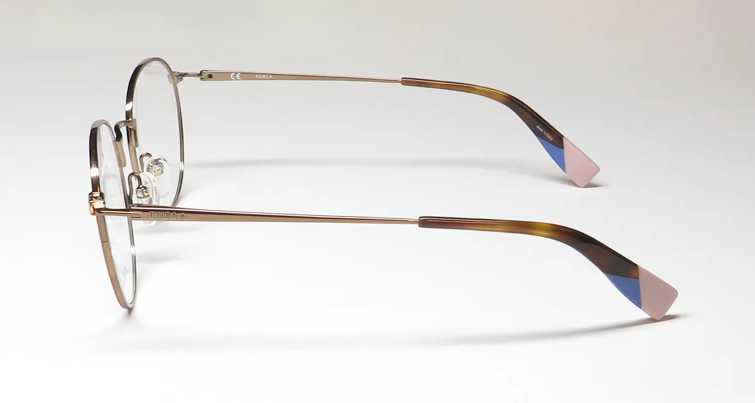 Furla Vfu252 0r80 Eyeglasses Brown 50mm 4