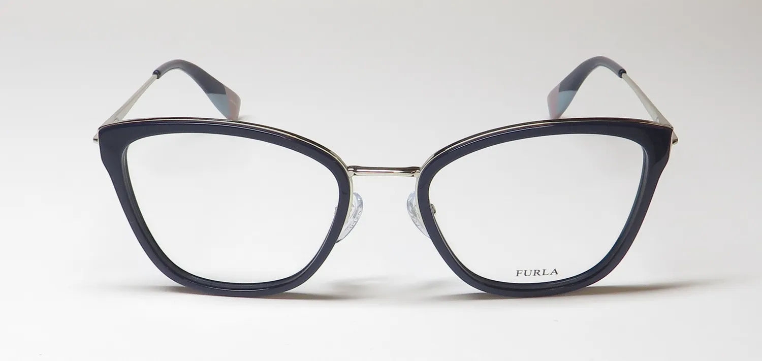 Furla Vfu253 0v15 Eyeglasses Blue 53mm 3