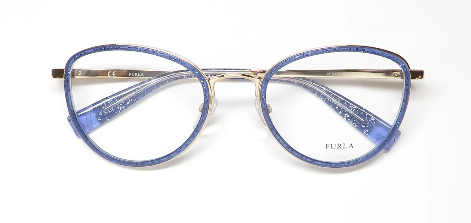 Furla Vfu254 0wa2 Eyeglasses Gold 53mm 2