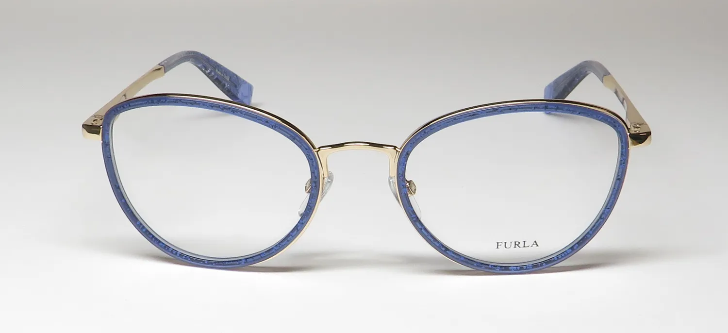 Furla Vfu254 0wa2 Eyeglasses Gold 53mm 3