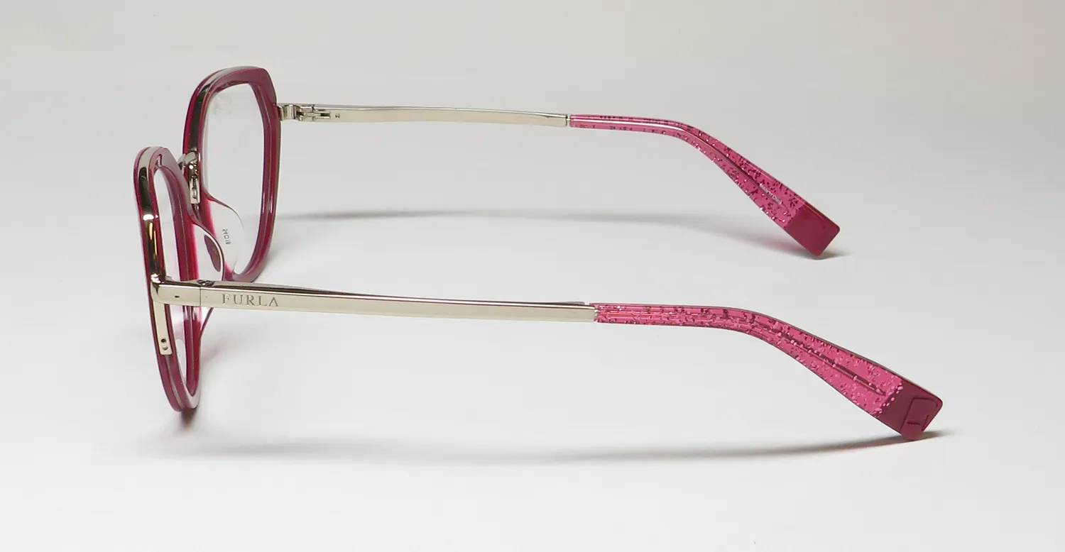 Furla Vfu255 0u17 Eyeglasses Red 54mm 4