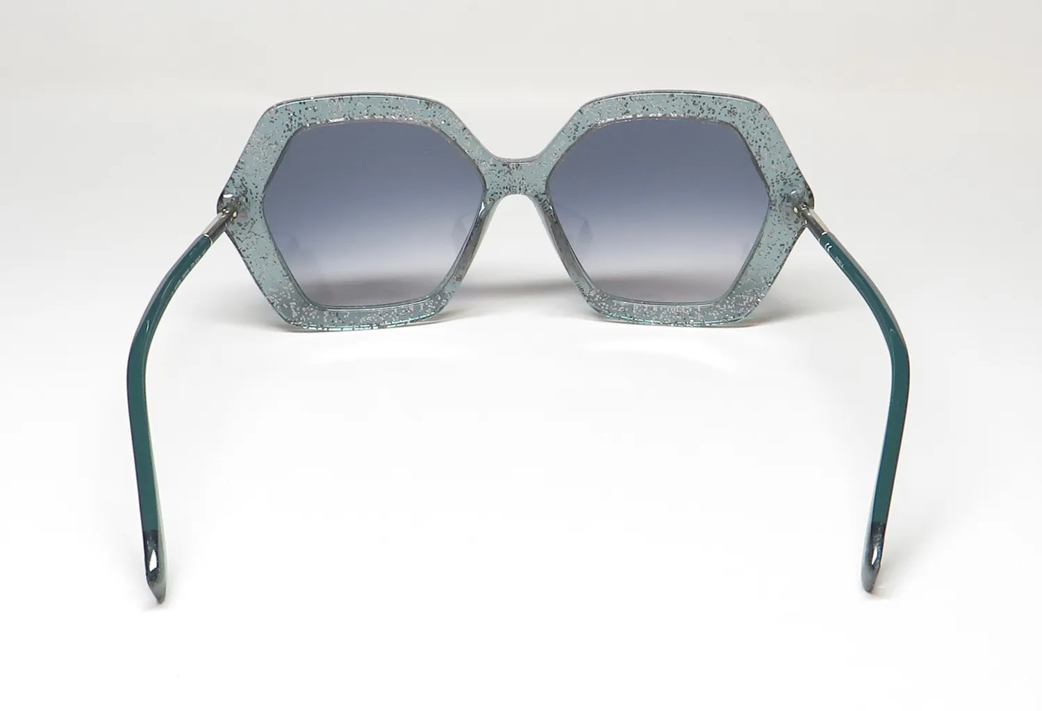 Furla Sfu256 02aq Sunglasses Shiny Glittery Green 56mm 5